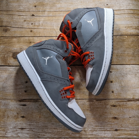 Nike jordan 1 flight cool grey team orange - Picture 5 of 7
